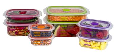 采用先进的Millad® NX™ 8000透明剂增透后的聚丙烯食品储存容器