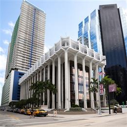 PPG Industries (NYSE:PPG) will celebrate the 50th anniversary of SOLARBAN® glass at the 2014 American Institute of Architects (AIA) National Convention and Expo in Chicago, June 26-28. PPG launched SOLARBAN glass in 1964 as one of the first coated glasses to reflect heat away from buildings and reduce air-conditioning use. The SOLARBAN brand name has come to signify industry leadership in environmentally-advanced architectural glass. PPG will feature a retrospective of architecturally-significant buildings constructed with SOLARBAN glass products, including the first installation on the Mutual of Omaha Regional Office Building (above) — now known as Colonnade Plaza — in Miami.